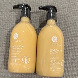 Luseta Rice Water Shampoo & Conditioner Set 500ml strengthen and shine formula